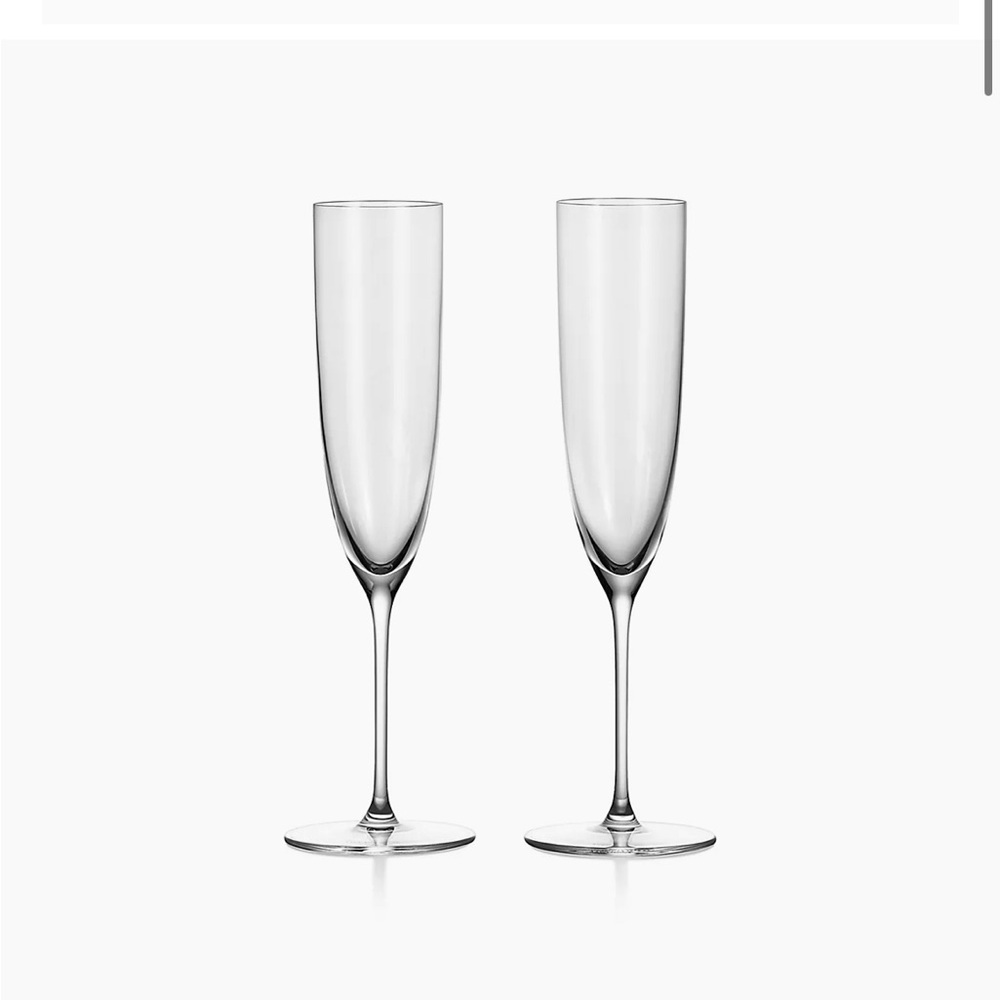 Tiffany and Co Champagne Flutes